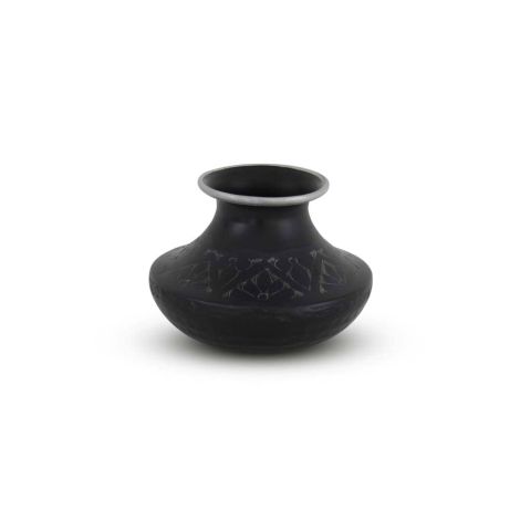 Hammam Pot Black Vintage Ø 15cm