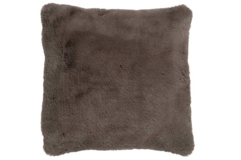 J-Line Cushion Cutie Polyester Taupe