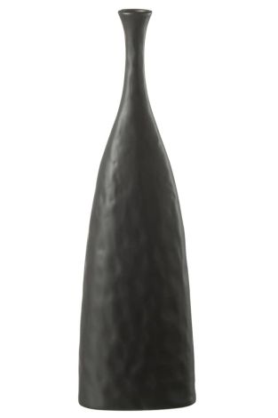 J-Line Vase Ceramic Black Large Zihao