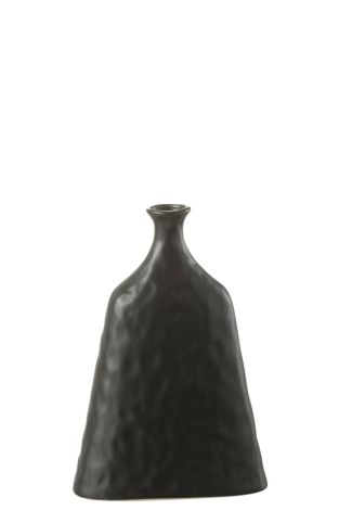 J-Line Vase Ceramic Black Small Zihao