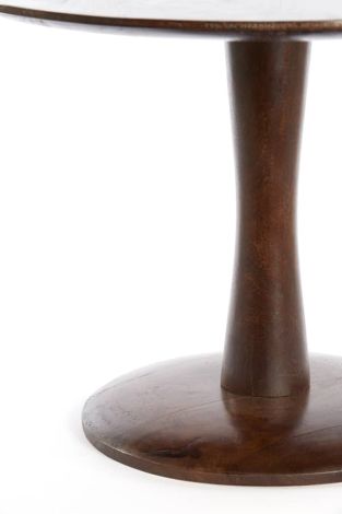 Light & Living Side Table Wood Red Brown Puglia Ø 60 x 45cm