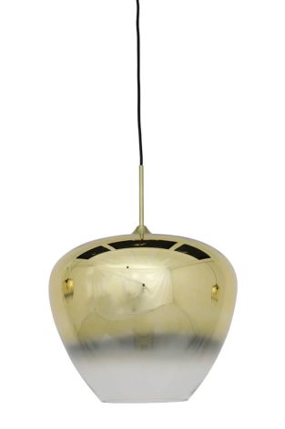 Light & Living Pendant Lamp Glass Gold Clear Mayson Ø 40 x 34cm