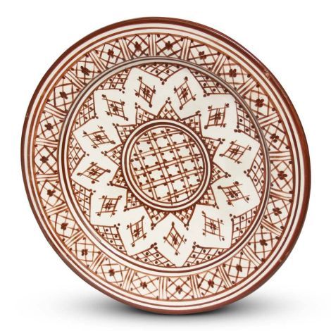 Moroccan Plate Sahara Zerbia Ø 35 x 5cm
