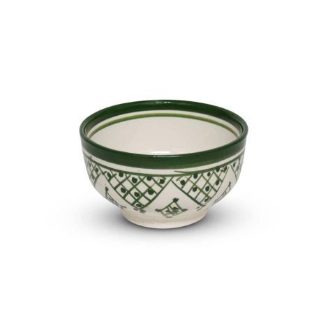 Moroccan Bowl Green Zerbia Mya Ø 12 x 7cm