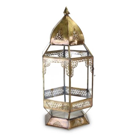 Moroccan Lantern Gold Large Nila