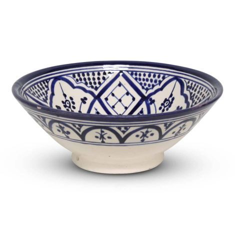 Moroccan Bowl Blue Nakhil Mya Ø 25 x 10cm