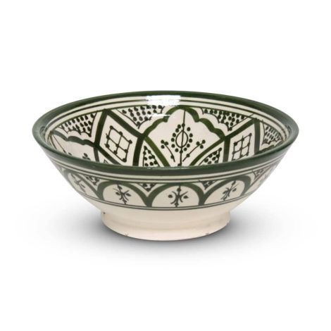 Moroccan Bowl Green Nakhil Mya Ø 20 x 8cm
