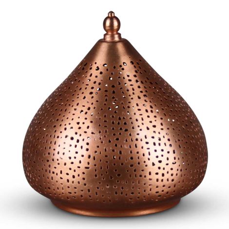 Moroccan Table Lamp Zainab Copper Ø 21 x 23cm
