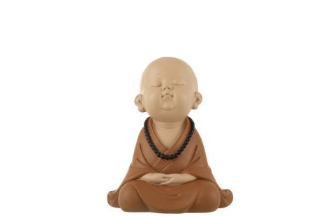 J-Line Monk Zen Poly Brown Large