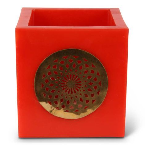 Tealight holder Qamra Red Ø 20 x 20cm
