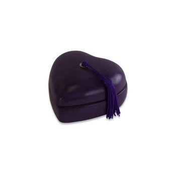 Arabian Scented Candle Heart Purple