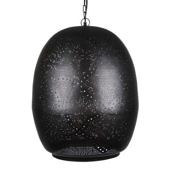 Arabian Pendant Lamp Basma Black Gold Ø 45 x 59cm