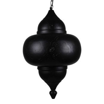 Arabian Pendant Lamp Ines Black Gold Ø 41 x 67cm