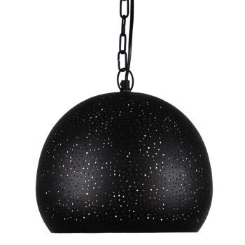 Arabian Pendant Lamp Intisar Black Gold Ø 27 x 26cm