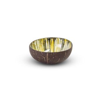 Coconut Bowl Yellow Ø 13 x 7cm