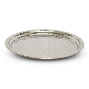 Moroccan Tray Silver Ø 33cm