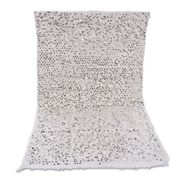 Moroccan Handira bedspread Blanket White 110 x 195cm