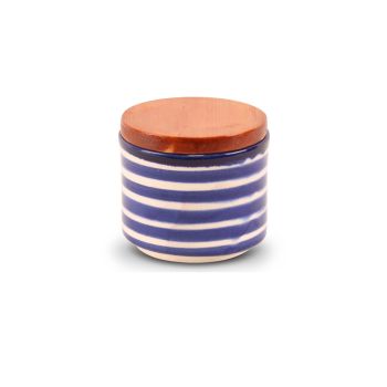 Moroccan spice jar Blue Zebra