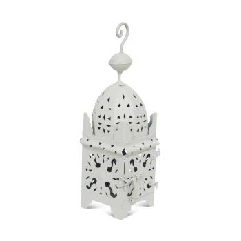 Moroccan Lantern White Small Anbar