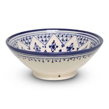 Moroccan Bowl Blue Zerbia Mya Ø 25 x 10cm