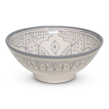 Moroccan Bowl Grey Nakhil Ø 30 x 11cm