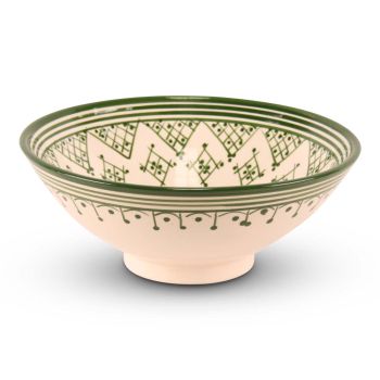 Moroccan Bowl Green Zerbia Ø 30 x 11cm