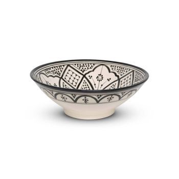 Moroccan Bowl Black Nakhil Mya Ø 30 x 11cm