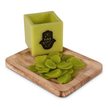 Rose Fragrance Leaves of Candle Wax Green 250Grams