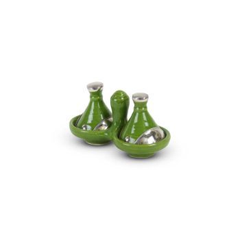 Tajine mini Green with Metal 2-piece