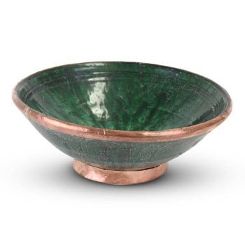 Tamegroute Bowl with Copper Ø 24 x 9cm